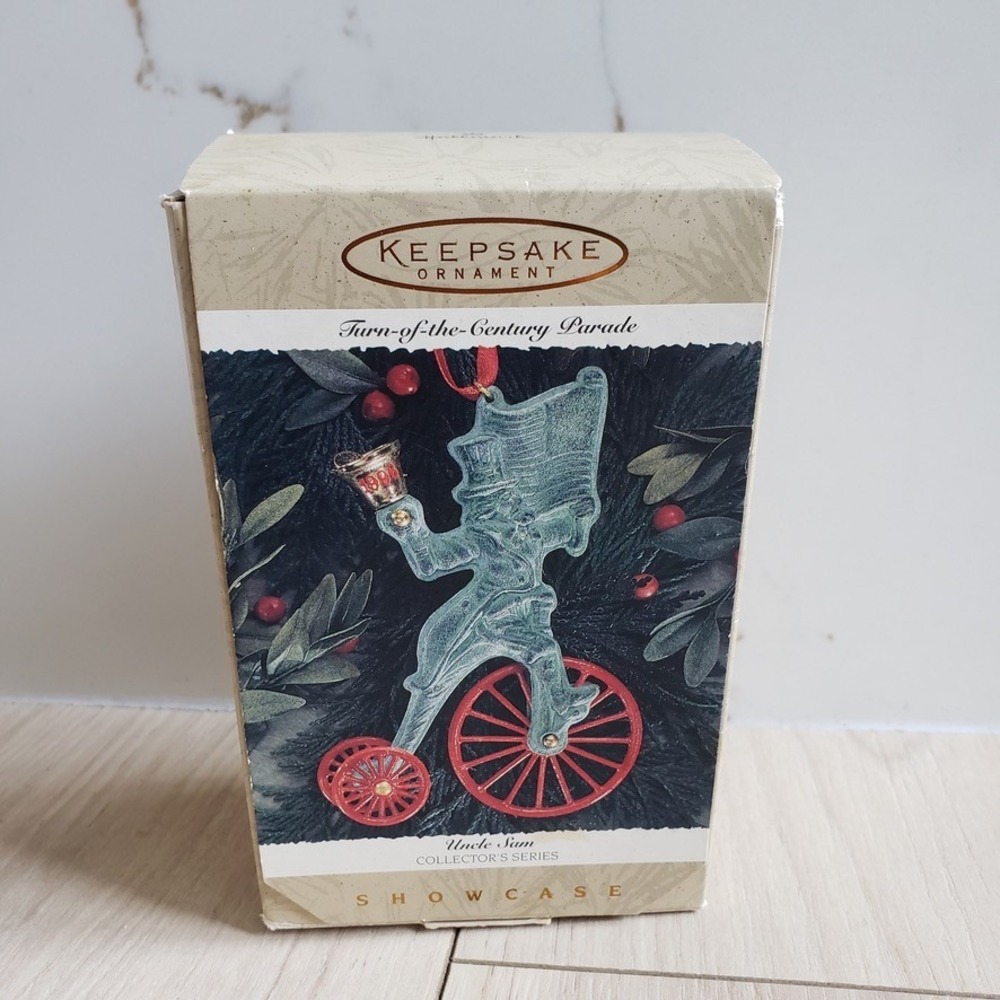 Hallmark Keepsake Uncle Sam Ornament Turn-of-the-Century‎ Parade 1996